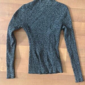 H&M Black and White Knit Sweater